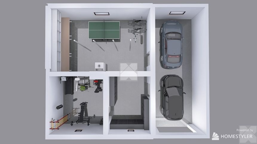 180 m2 | Garaż dwustanowiskowy | Działka 6,4a miniaturka 8