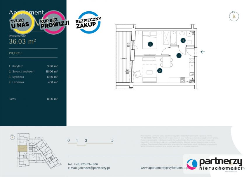 Krynica Morska, 864 720 zł, 36.03 m2, z parkingiem podziemnym miniaturka 8