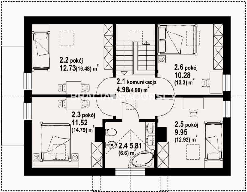 Ubrzeż, 799 000 zł, 149 m2, 6 pokoi miniaturka 5