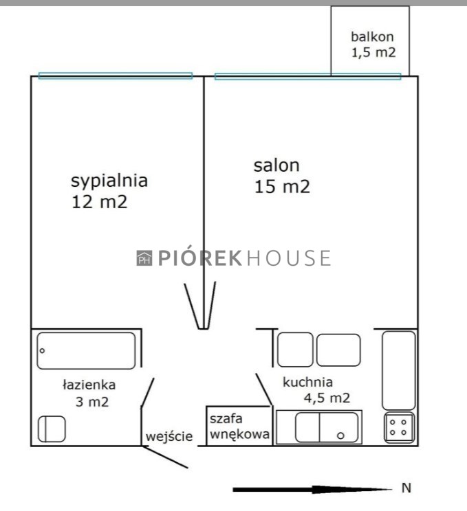 2 pokojowe mieszk  ul. Garwolińska Praga-Południe miniaturka 3