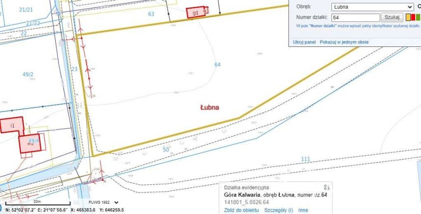 Łubna Janówek, 1 500 000 zł, 68 ar, przyłącze prądu miniaturka 6