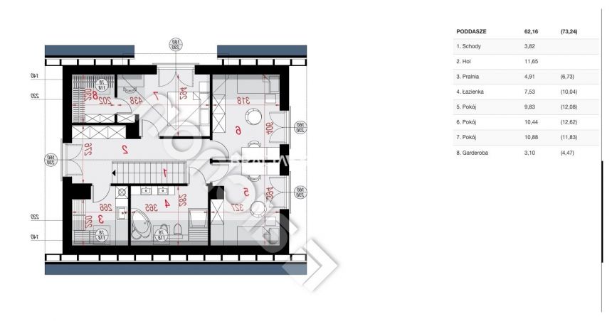 Marcyporęba - wolnostojący dom na działce 56 arów miniaturka 49