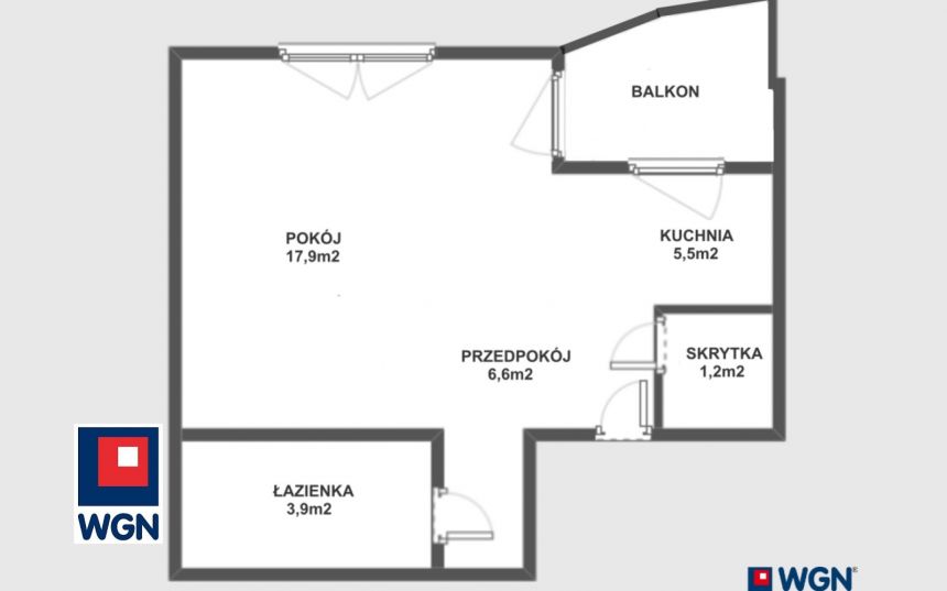Poznań Naramowice, 418 000 zł, 35.1 m2, z balkonem miniaturka 12