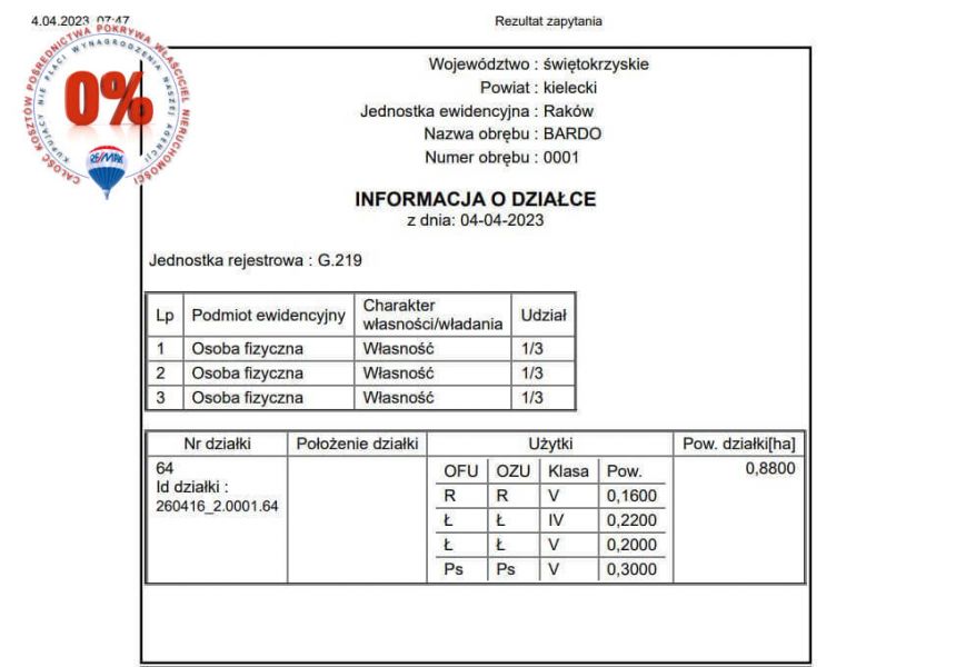 Bardo Bardo Górne, 174 998 zł, 4.12 ha, o zróżnicowanym ukształtowaniu terenu miniaturka 9