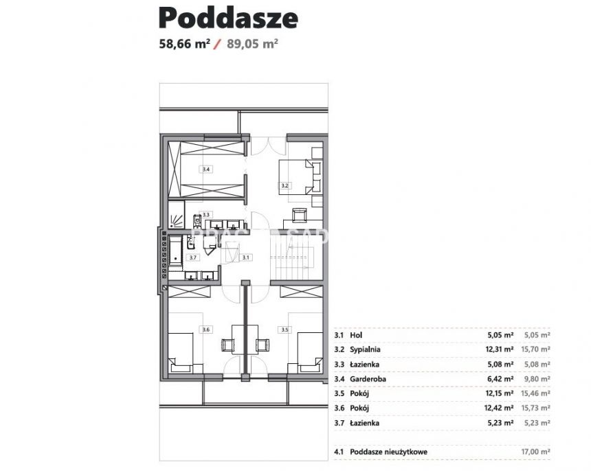 Bliźniak z garażem i ogrodem - 245,38 m2 miniaturka 5