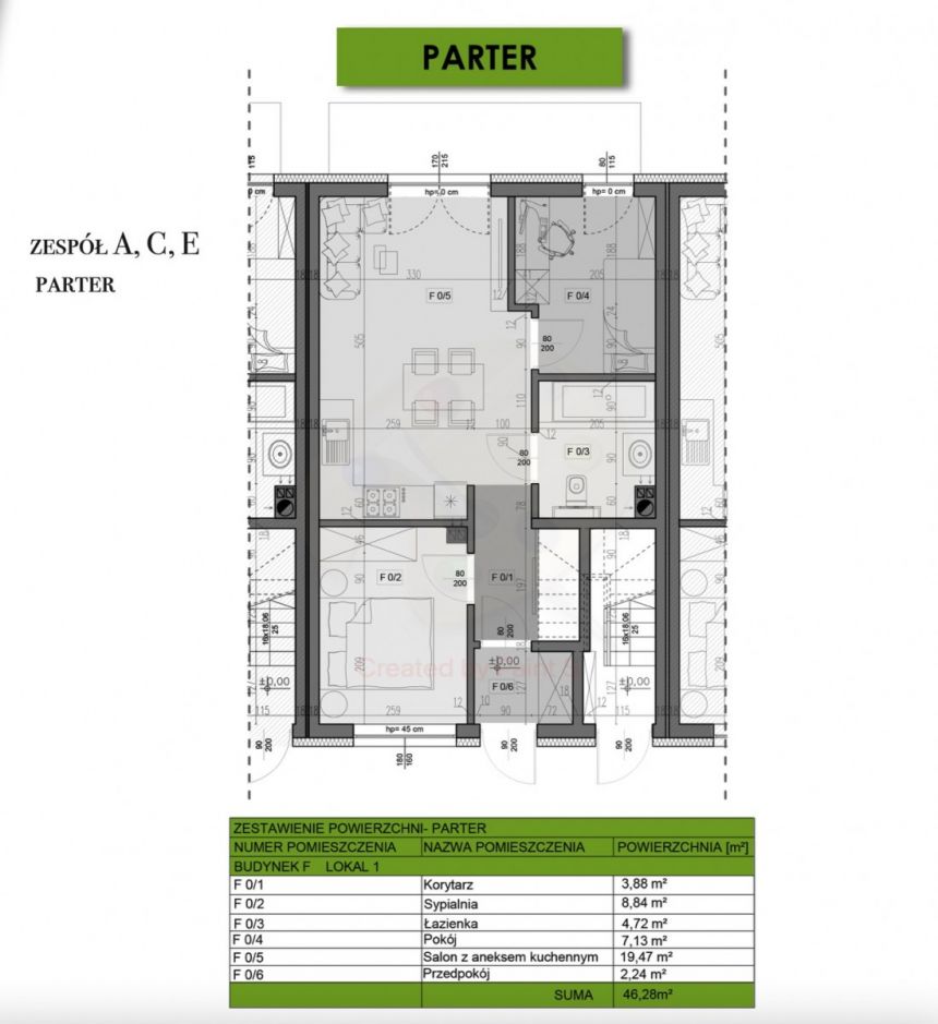 Krosno, 317 940 zł, 45.42 m2, parter miniaturka 10