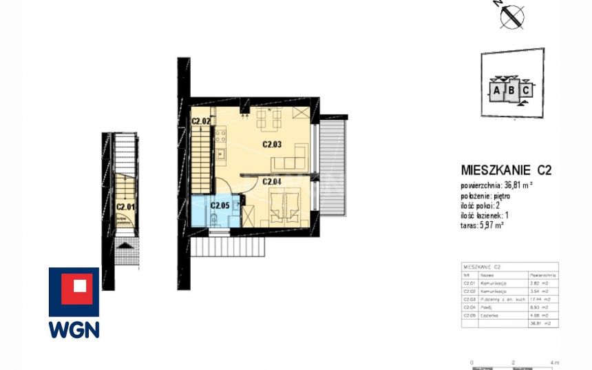 Ustroń, 554 500 zł, 36.81 m2, do wykończenia miniaturka 5