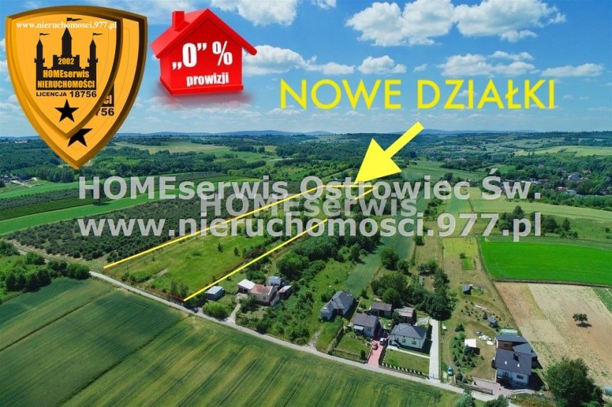 Kolejne działki na sprzdaż Ul.Dąbrówki Ostrowiec - zdjęcie 1