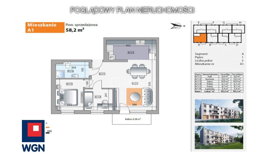 Dąbrowa Górnicza Gołonóg, 494 700 zł, 58.2 m2, M3 miniaturka 7