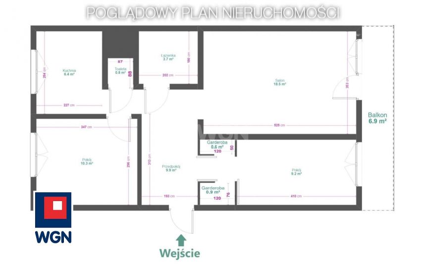 Sosnowiec Kazimierz Górniczy, 399 000 zł, 63.36 m2, M3 miniaturka 11