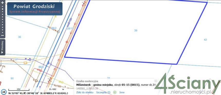Milanówek, 1 950 000 zł, 18.27 ar, płaska miniaturka 3