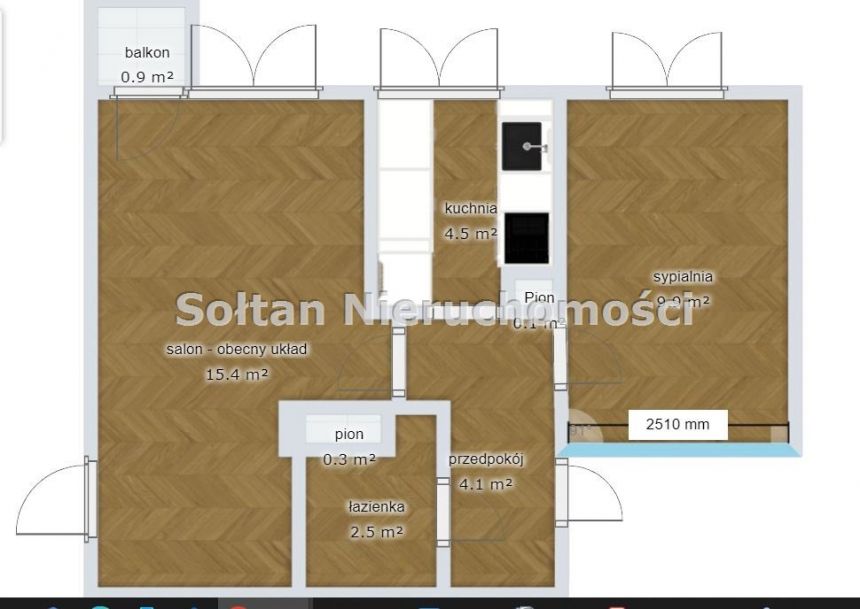 Warszawa Włochy, 650 000 zł, 37.2 m2, umeblowane miniaturka 15