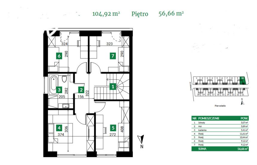 Piękny domek z ogrodem w cichej i spok.okolicy, blisko Wrocławia - Krzyżowice miniaturka 11