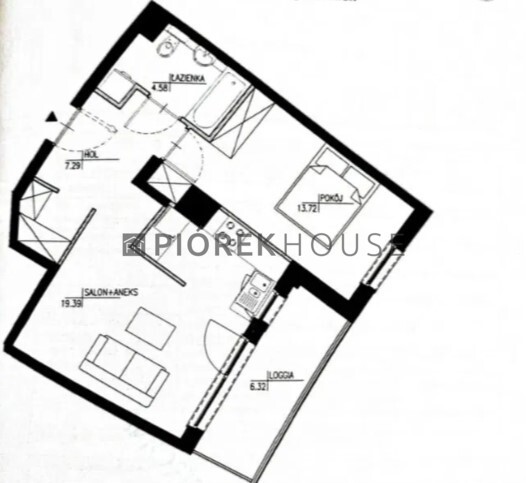 2-pokojowe mieszkanie na Ursusie - zdjęcie 1