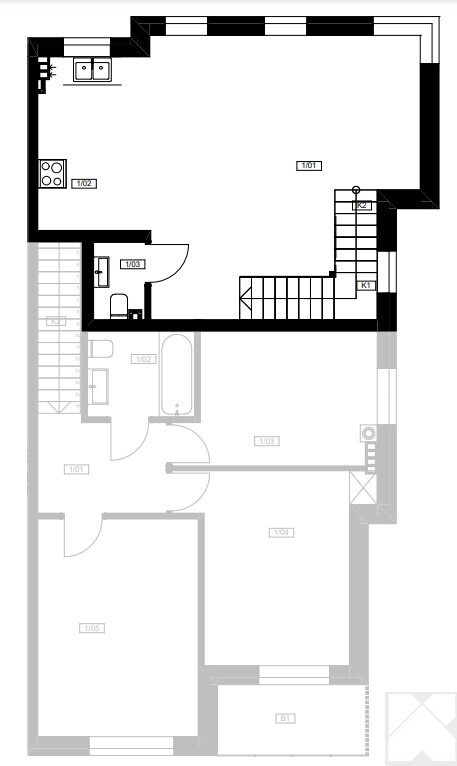 5 pok. apartament z ogródkiem w Bronowicach Kraków miniaturka 7