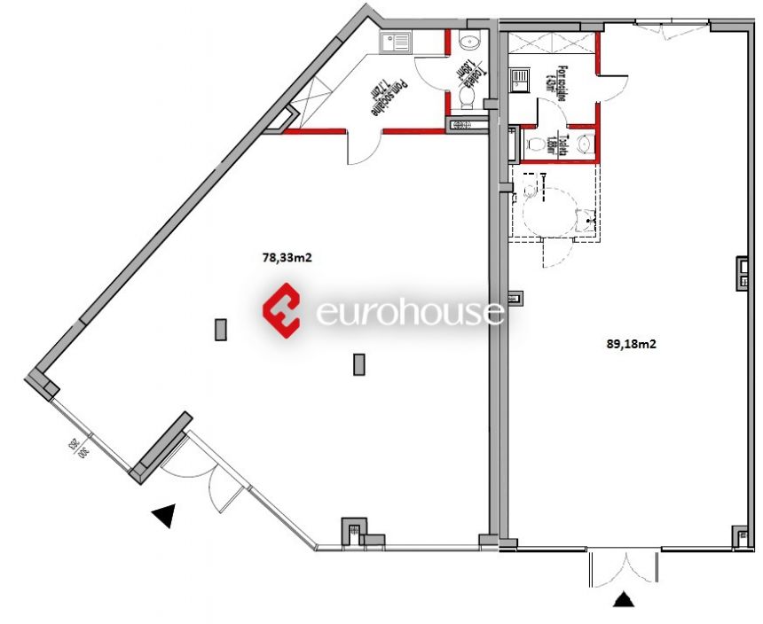 Lokal narożny 180m2 Mokotów, nowe osiedle miniaturka 7