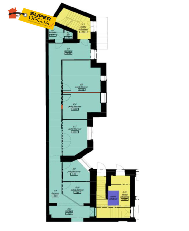 Kraków Stare Miasto, 6 559 zł, 117.34 m2, pietro 1 miniaturka 2