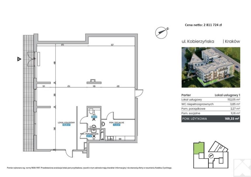 Ruczaj Lokal Usługowy Nowy Open Space 169,33 m2 - zdjęcie 1