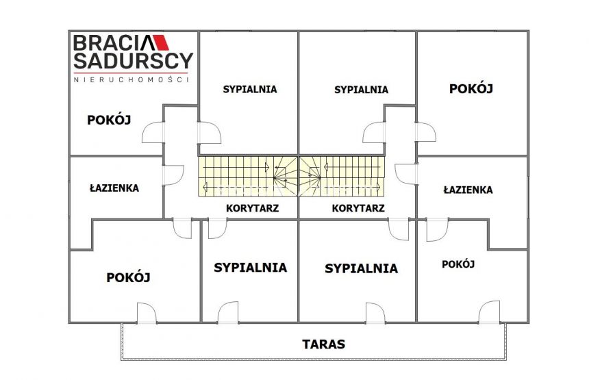 Nowoczesny bliźniak z garażem i działką 7ar miniaturka 14