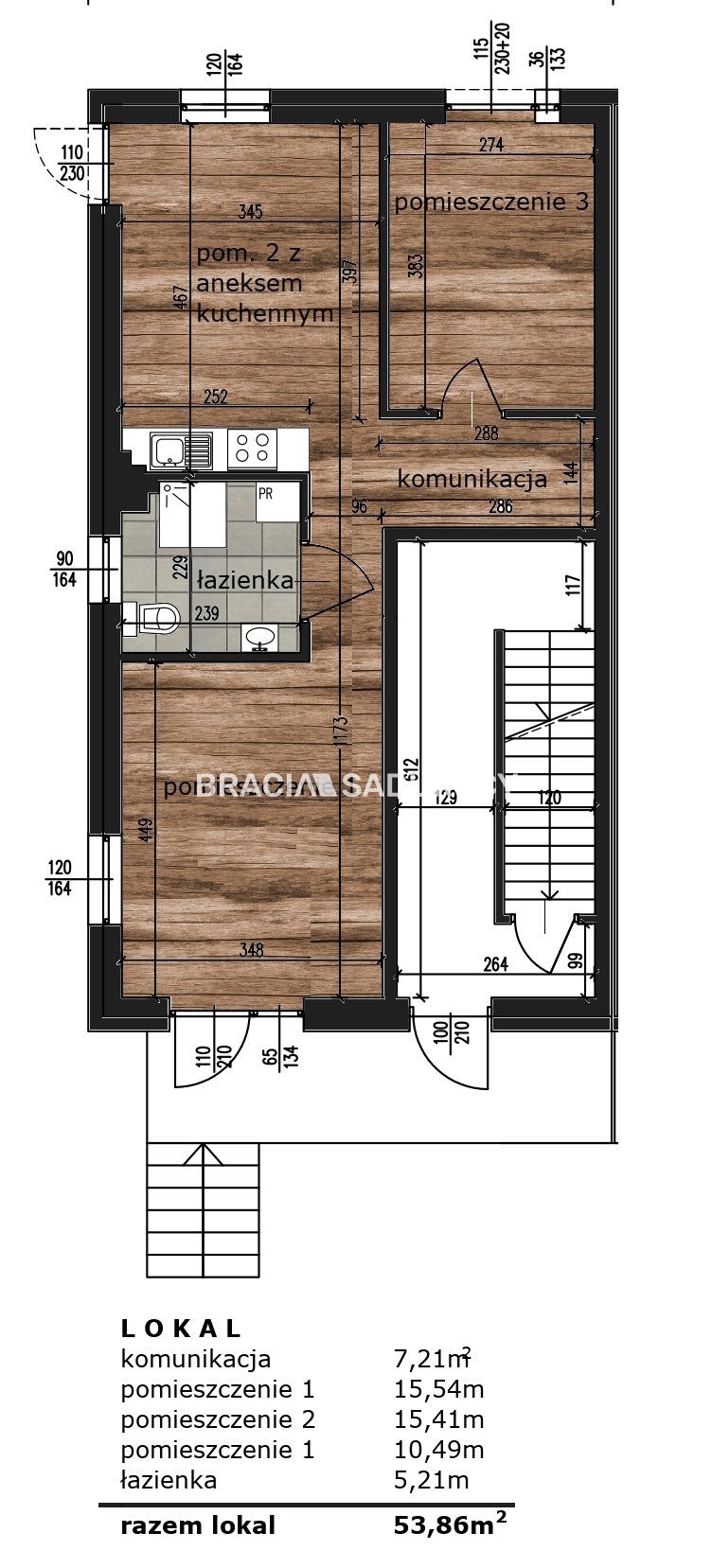 mieszkanie ul. Myśliwska stan deweloperski miniaturka 4