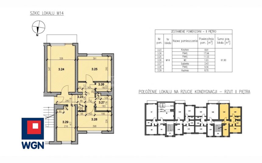 Kwidzyn, 329 000 zł, 61.9 m2, stan dobry miniaturka 13