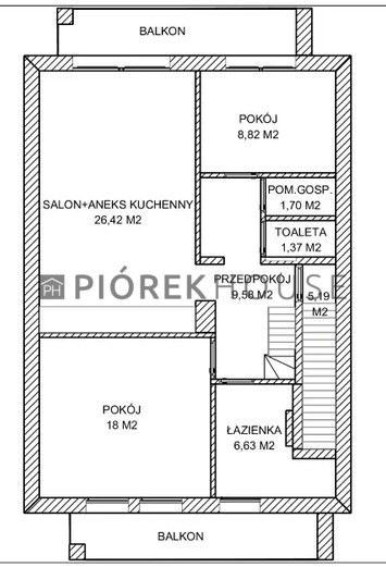 4-pokojowe mieszkanie  ul. Przyjacielska Wawer miniaturka 3