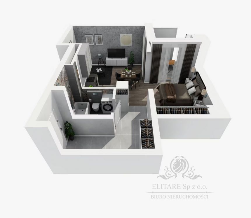 Mieszkanie 41,01m2 + ogórd i taras  widokiem na Odrę/Kleczków miniaturka 10