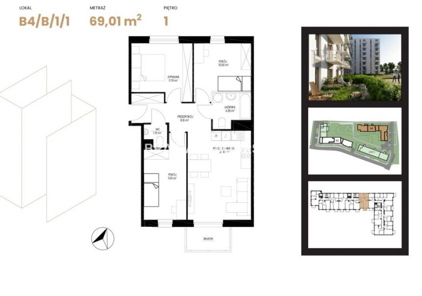 Apartament na Prądniku Białym, Kraków miniaturka 3