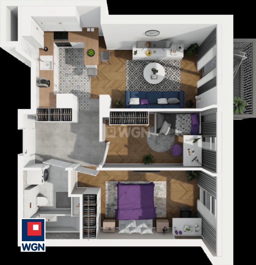 Gdańsk Siedlce, 712 749 zł, 49.24 m2, kuchnia z oknem miniaturka 3