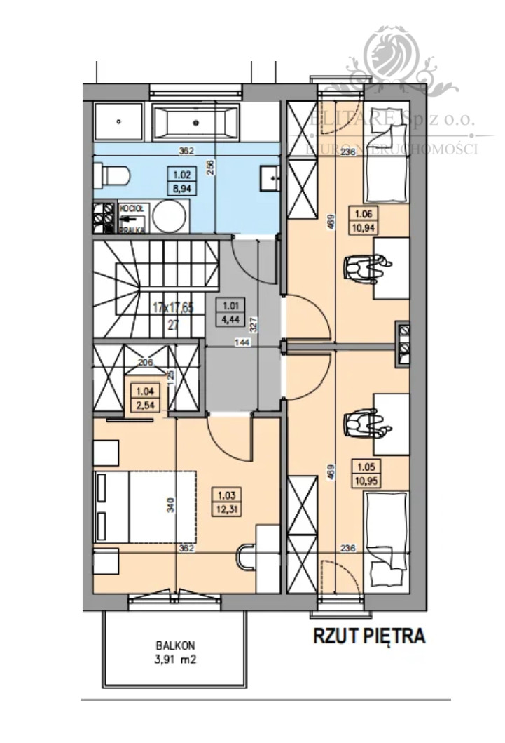 Dom skrajny 116,04m2 , 4 pokojowe ogród 180m2/ Lipa Piotrowska miniaturka 5