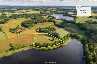 Dom z bala na działce (1,2 HA) z linią brzegową
