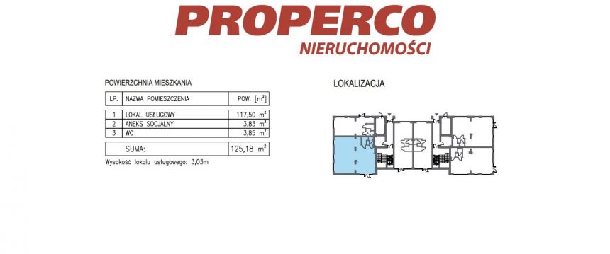 Lokal usługowy, 123,93 m2, KSM, Al. Solidarności miniaturka 6