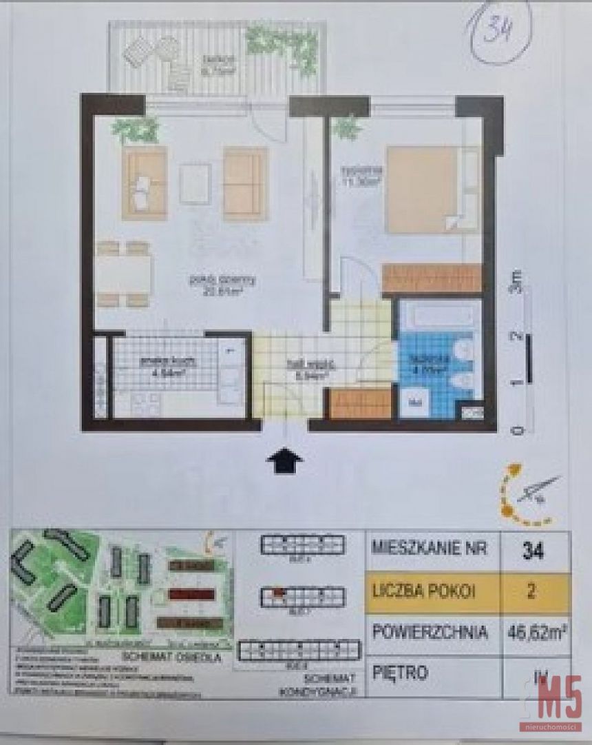 Białystok Białostoczek, 469 000 zł, 47 m2, pietro 4/5 miniaturka 8