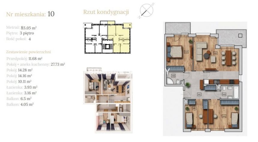 MIESZKANIA W STANIE DEWELOPERSKIM KRAKÓW miniaturka 8