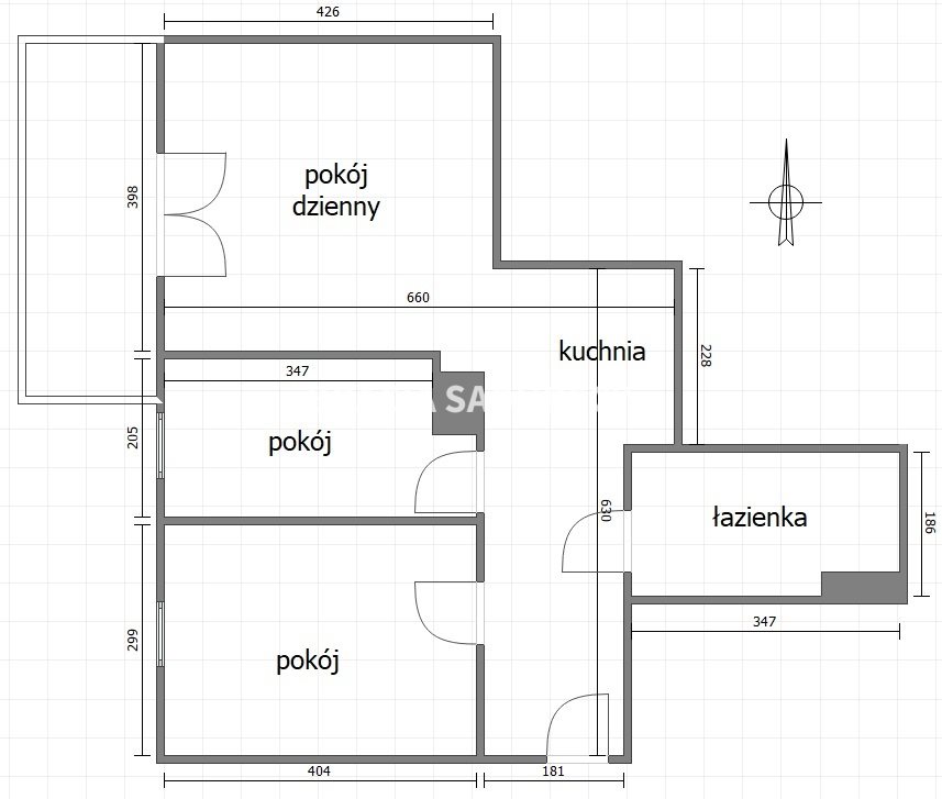 Bronowice, 3pok z garażem, apartamentowiec miniaturka 3