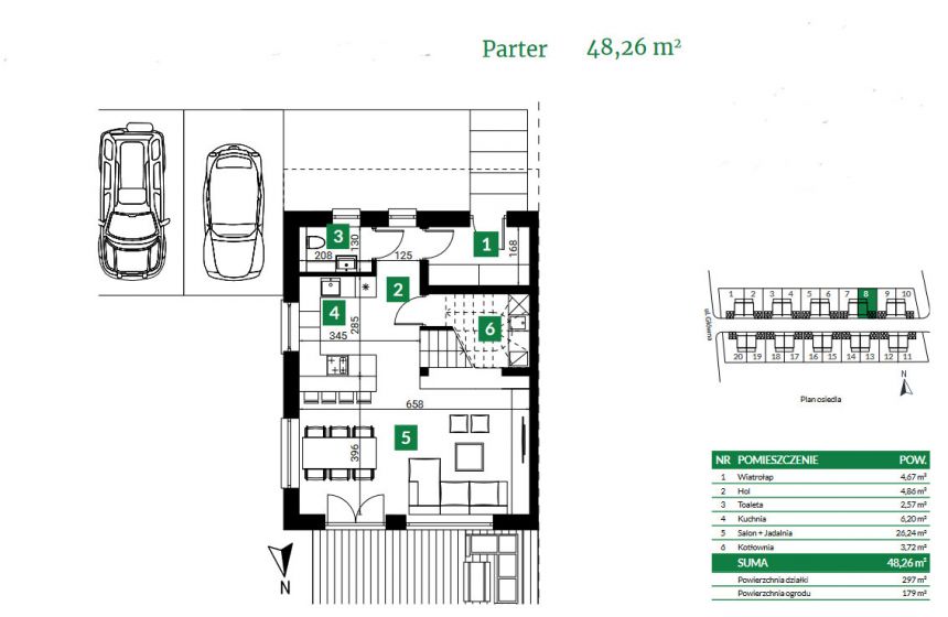 Piękny domek z ogrodem w cichej i spok.okolicy, blisko Wrocławia - Krzyżowice miniaturka 3