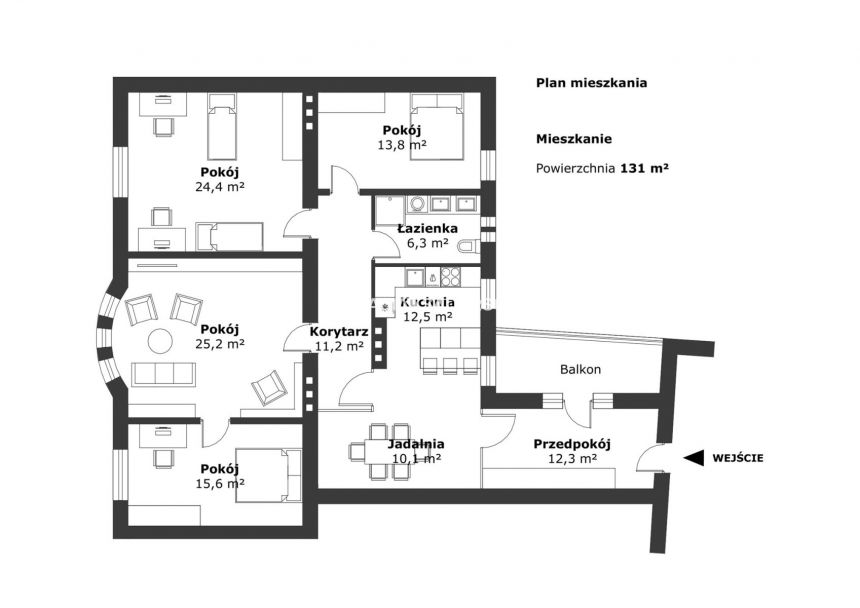 Stare Miasto, Lubicz, 4 pokoje, 131m2, 16tyś m2 miniaturka 2