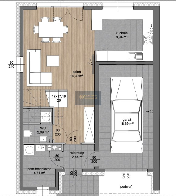 Piastów, 1 500 000 zł, 110 m2, 4 pokoje miniaturka 3