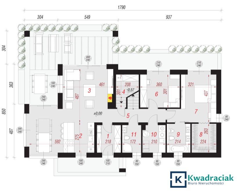 Wola Komborska, 949 000 zł, 174.86 m2, wolnostojący miniaturka 25