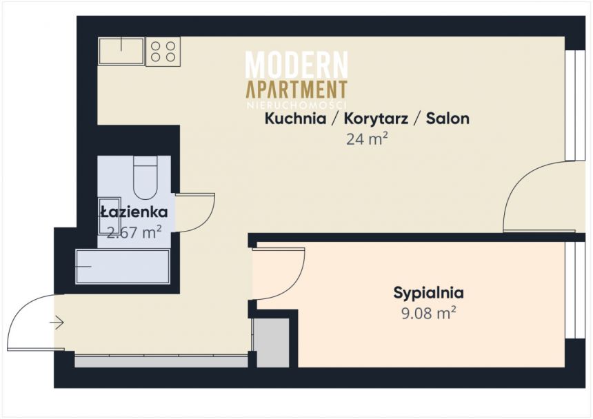 Gdańsk Orunia, 469 000 zł, 37 m2, z balkonem miniaturka 24