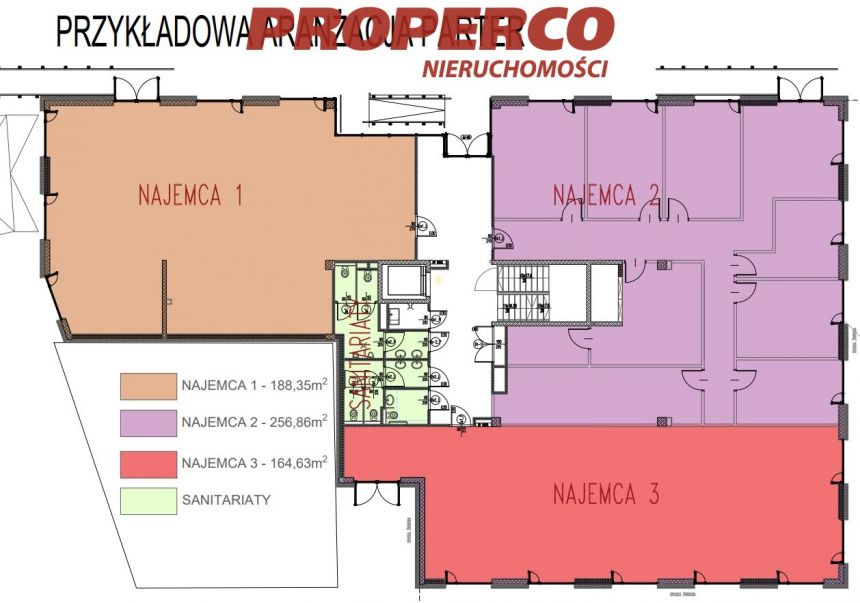 Lokal usługowo-biurowy, parter i 1 piętro, 1330 m2 miniaturka 6