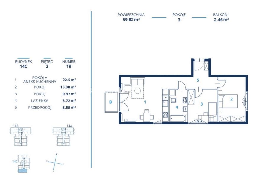 Gotowa inwestycja - metraże od 39 m2, Kraków miniaturka 9