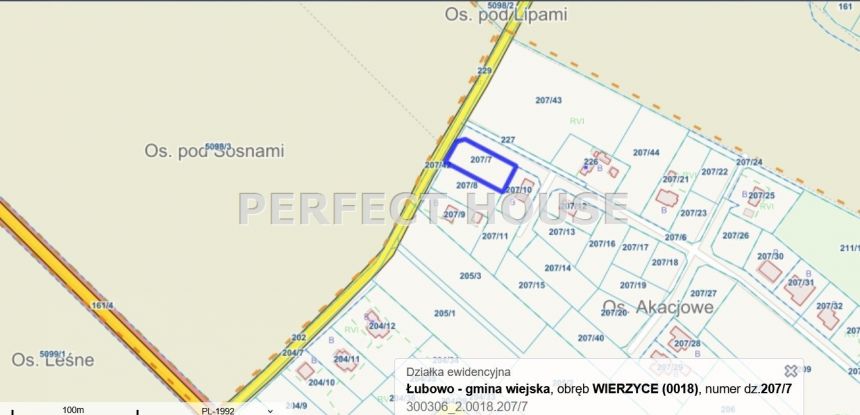 Działka z mediami i MPZP na Os. Akacjowym w lesie miniaturka 8