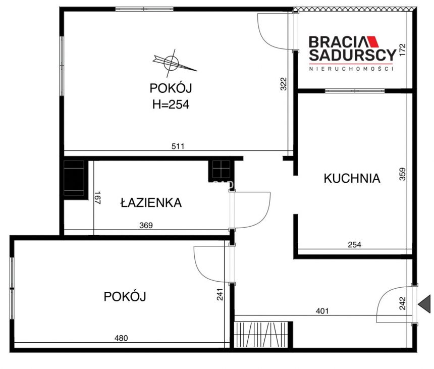 Dwupokojowe z osobną kuchnią. Ulica Felińskiego. miniaturka 17