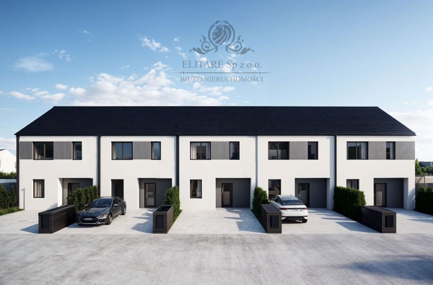 DOM szereg środkowy 102,50m2 z działką 148m2m2, Iwiny Siechnice miniaturka 7