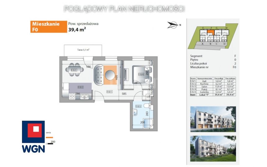 Dąbrowa Górnicza Gołonóg, 350 660 zł, 39.4 m2, 2 pokojowe miniaturka 7