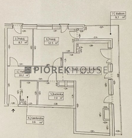 3-pok mieszk Nowaka-Jeziorańskiego Praga-Południe miniaturka 14