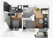 Mieszkanie nowe 2pok, 40,30m2 balkon / Krzyki, Księże Wielkie, Wrocław miniaturka 5