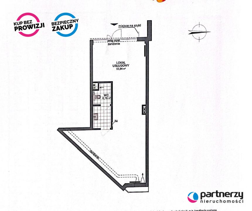Gdańsk Zaspa, 880 000 zł, 62.1 m2, pietro 1 miniaturka 2
