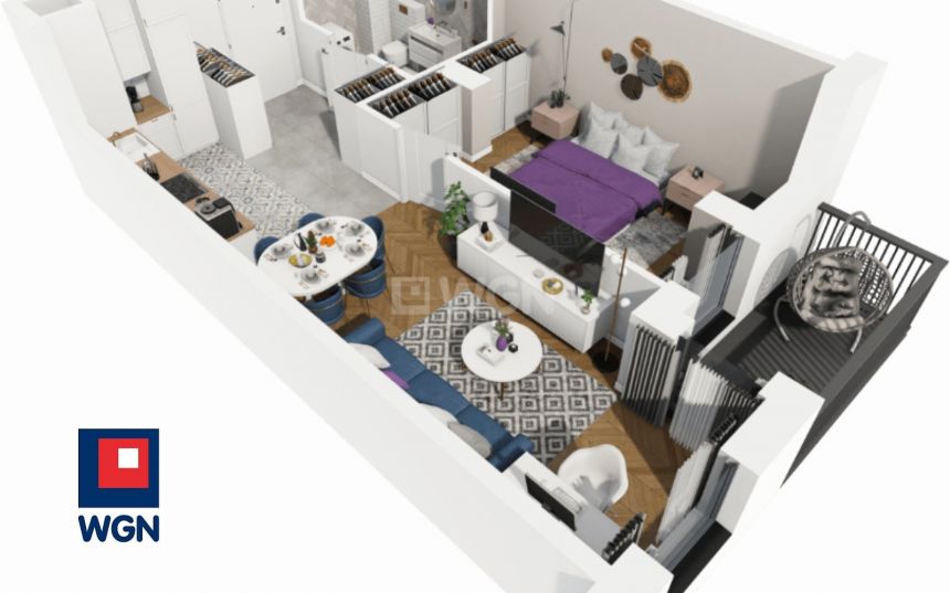 Gdańsk Śródmieście, 311 471 zł, 25.26 m2, do wykończenia miniaturka 4